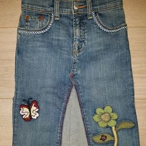 Lucky Brand Girls Denim Jean Skirt - Size 4 Years
